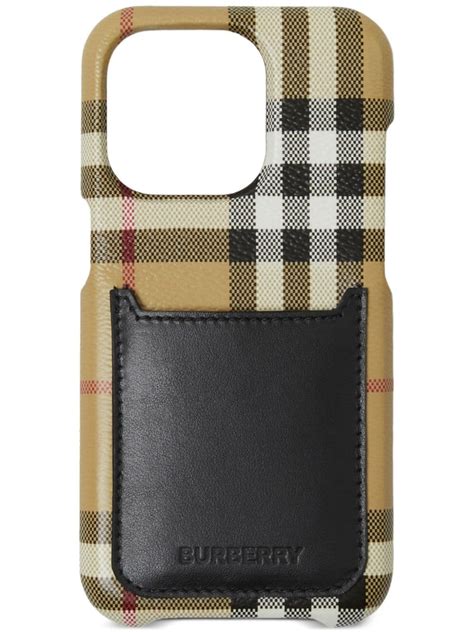 burberry leather iphone case